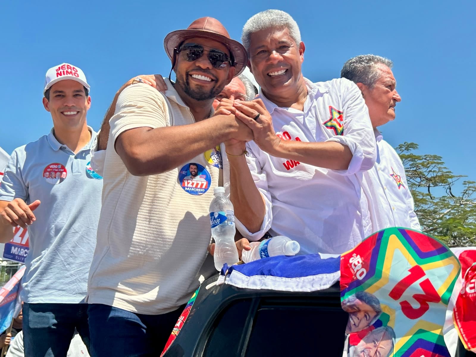 Com novas adesões, Jerônimo confirma apoio de mais de 80% dos prefeitos da Bahia para sua reeleição - Foto