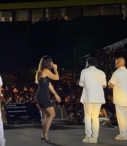 Ivete Sangalo rouba a cena em show de Xande de Pilares e Revelação. Foto: Redes sociais 
