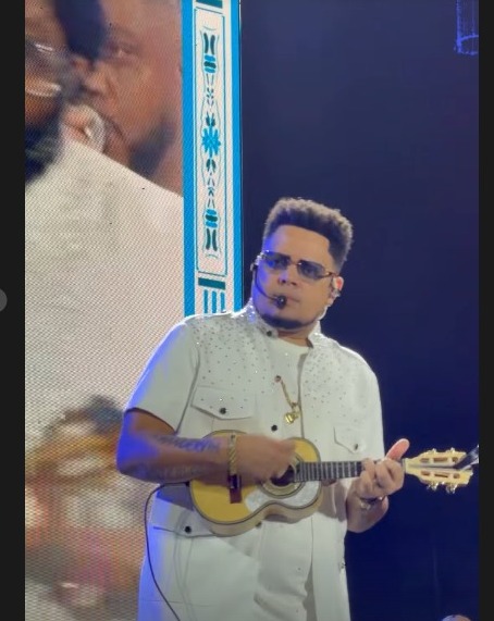 Ivete Sangalo rouba a cena em show de Xande de Pilares e Revelação. Foto: Redes sociais 