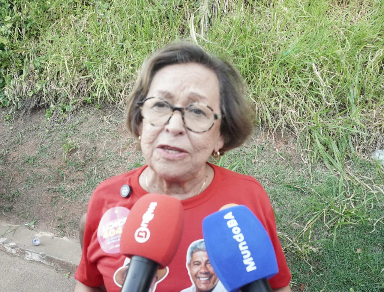 Lídice da Mata esteve presente no ato com Lula em Salvador. (Foto: Devid Santana / BNews)