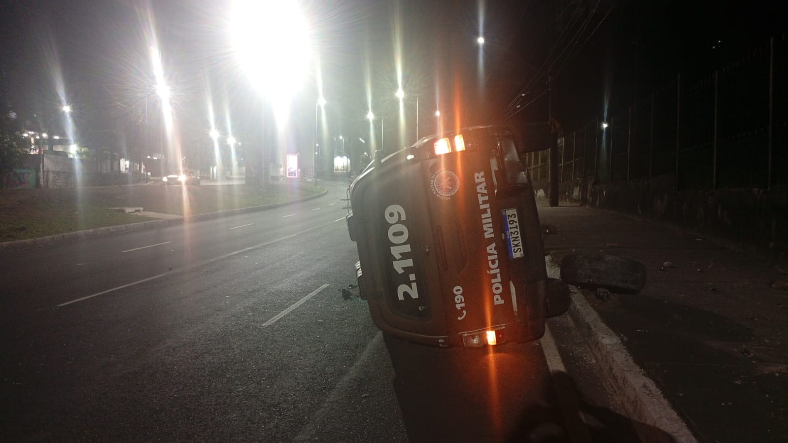 Acidente ocorreu na Avenida Bonocô