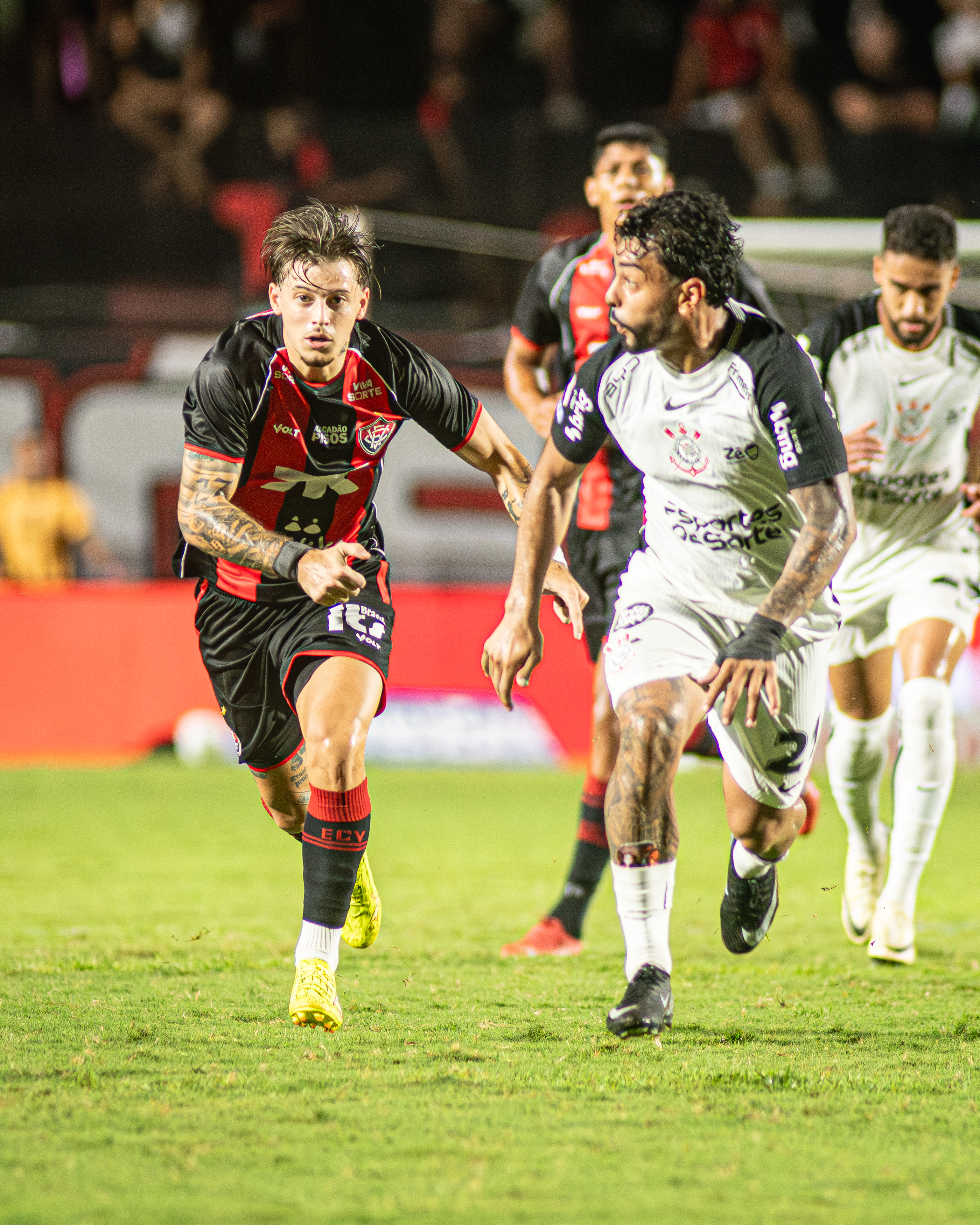 Vitória x Corinthians pelo 1º turno da Série A de 2026 - Foto: Victor Ferreira / ECV