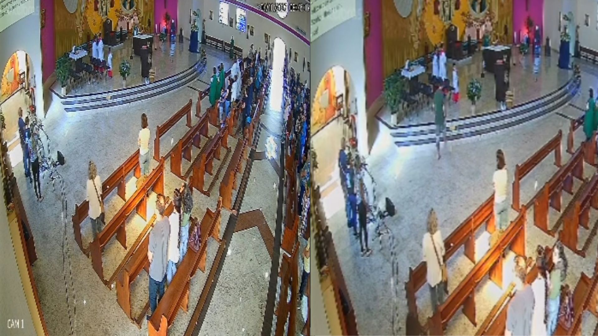 Homem invade igreja e agride bispo durante missa: 'Avisa para o seu Jesus'