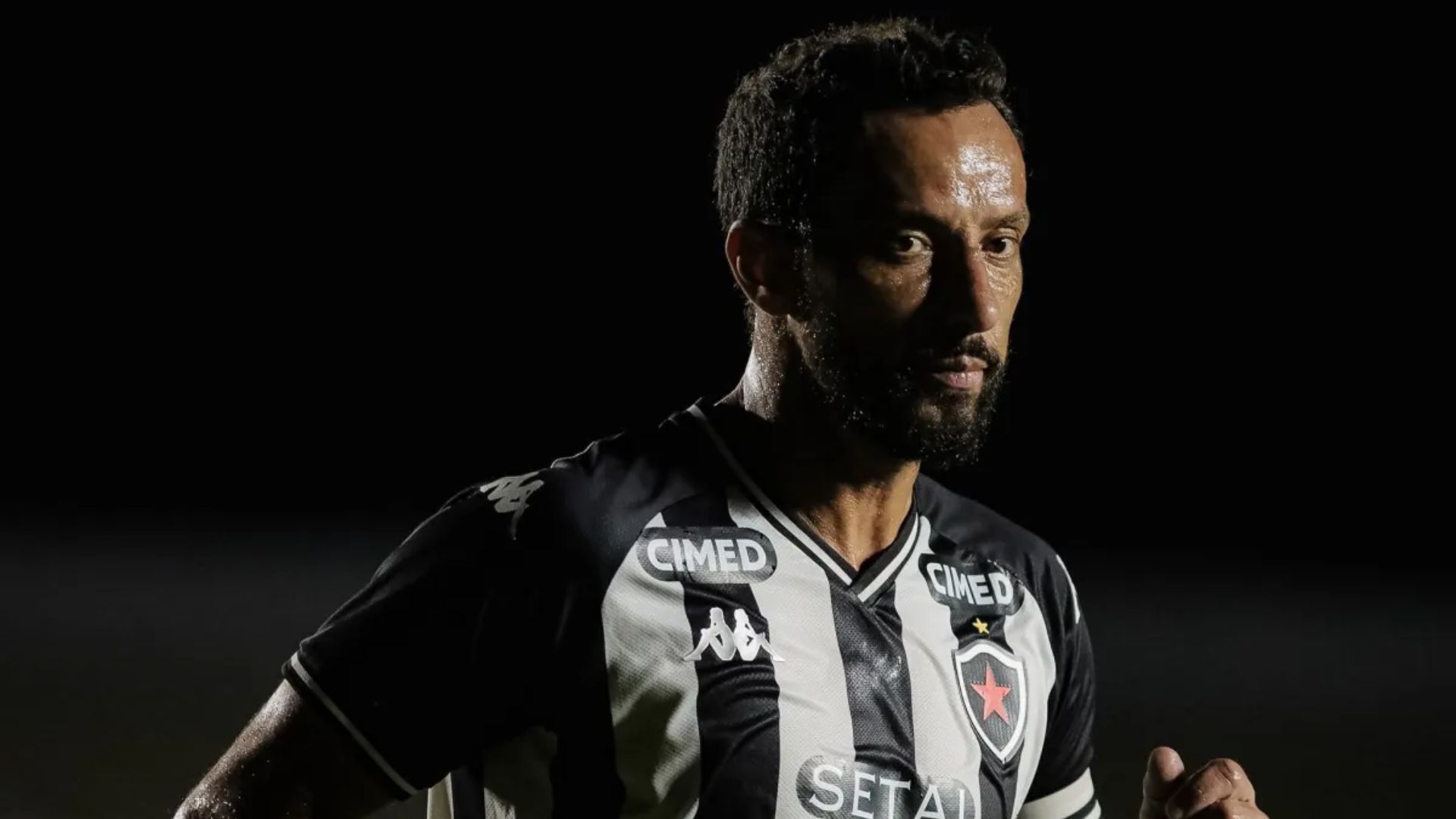 Nenê, meio-campista do Botafogo-PB – Foto: João Neto/Botafogo-PB