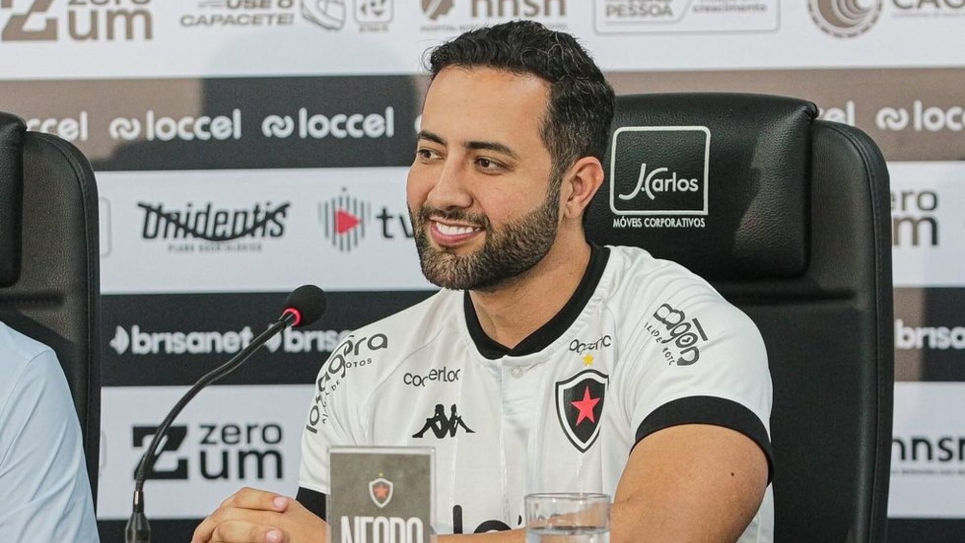 Filipe Félix, investidor da SAF do Botafogo-PB – Foto: João Neto/Botafogo-PB