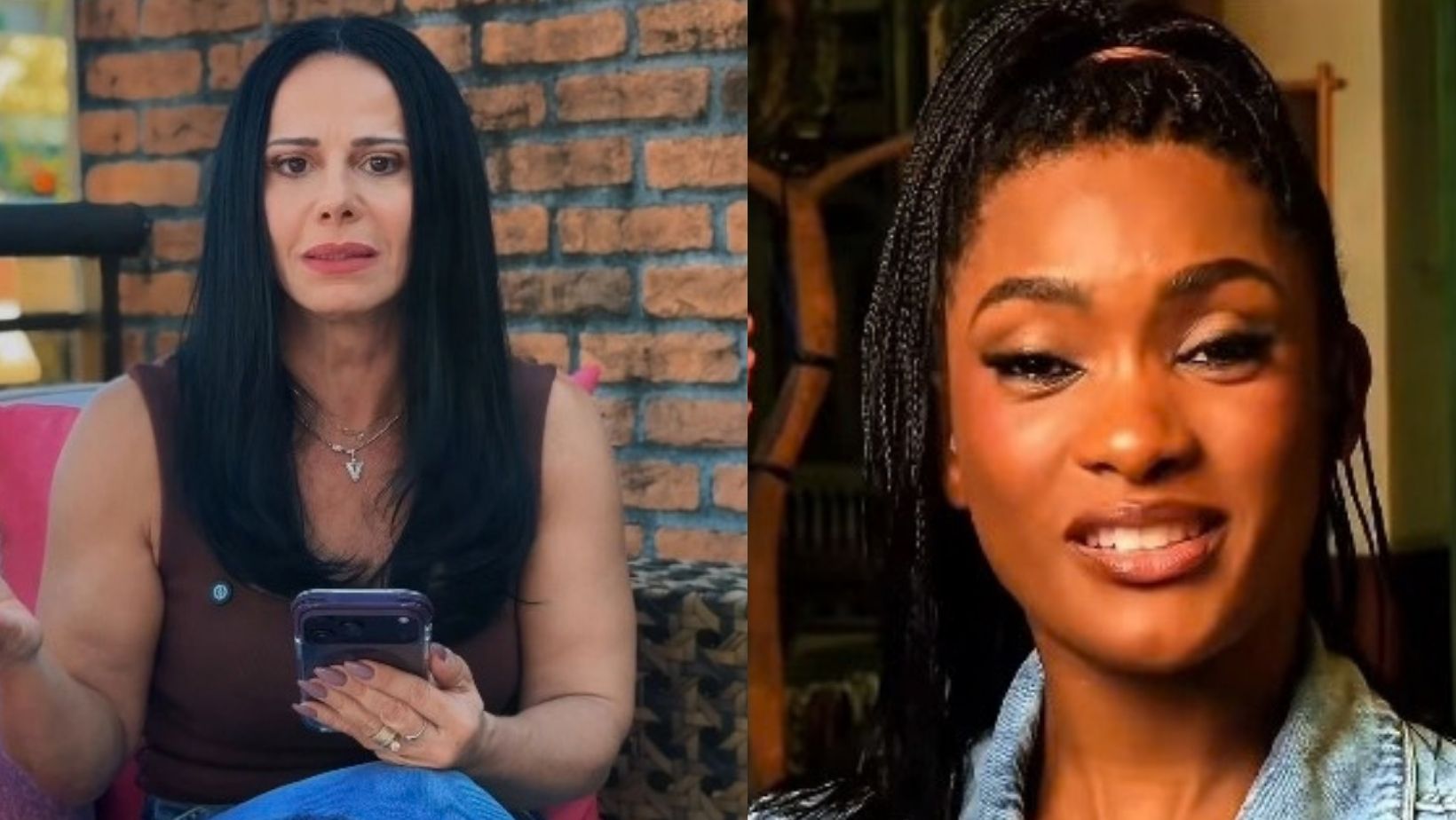 Viviane Araújo, Érika Januza reagiram ao conteúdo do vídeo “cemitério de mulheres”. Foto: Redes sociais 