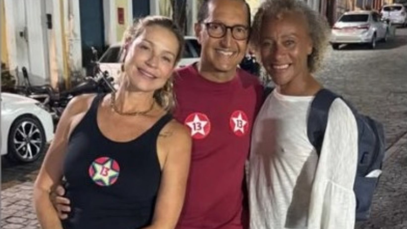 "E tome dança": Luana Piovani aproveita noite de música em Salvador. Foto: Redes sociais