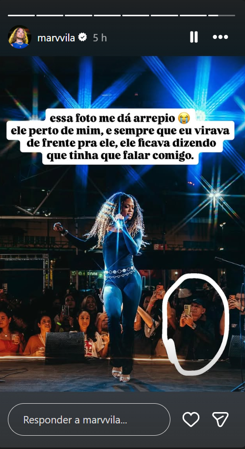 Marvvila revelou que passou a ser perseguida por um homem que dizia viver um relacionamento com ela — Foto: Reprodução/Instagram