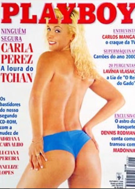 Ensaio histórico de Carla Perez para Playboy