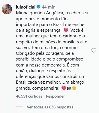 COmentario lula