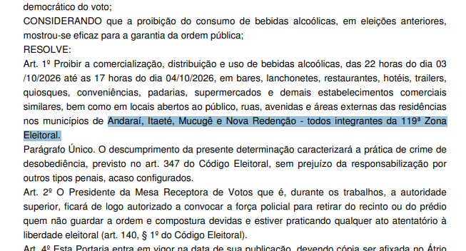 Decreto TRE
