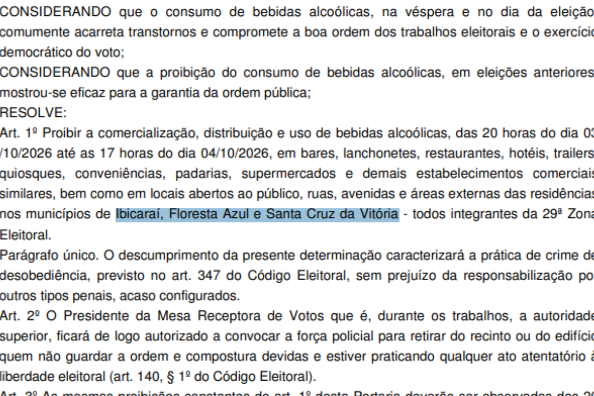 Decreto TRE