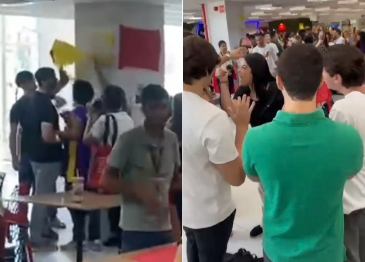Divergência política provoca confusão entre estudantes de universidade em Salvador