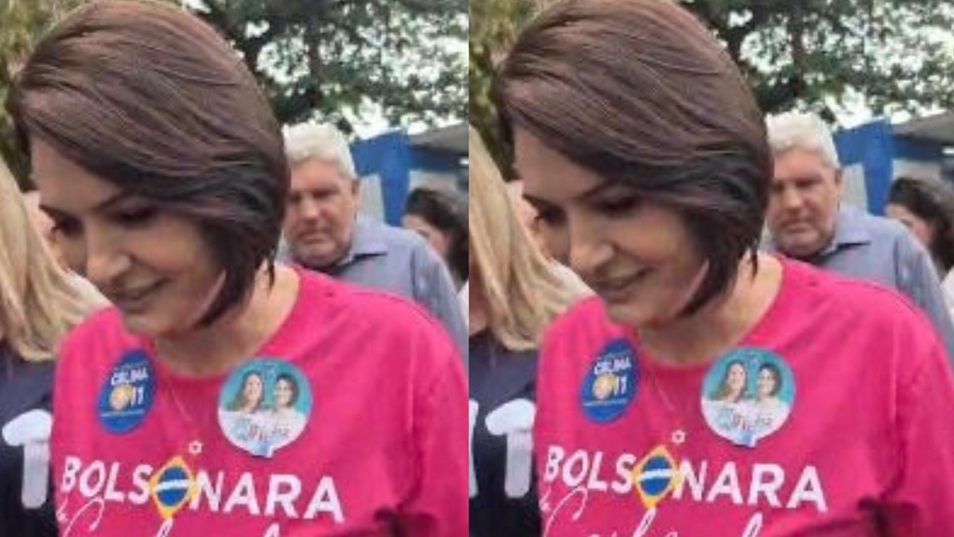 Direto de Brasília: "Vou ficar com meu amor", afirma Michelle Bolsonaro sobre onde acompanhará a apuração