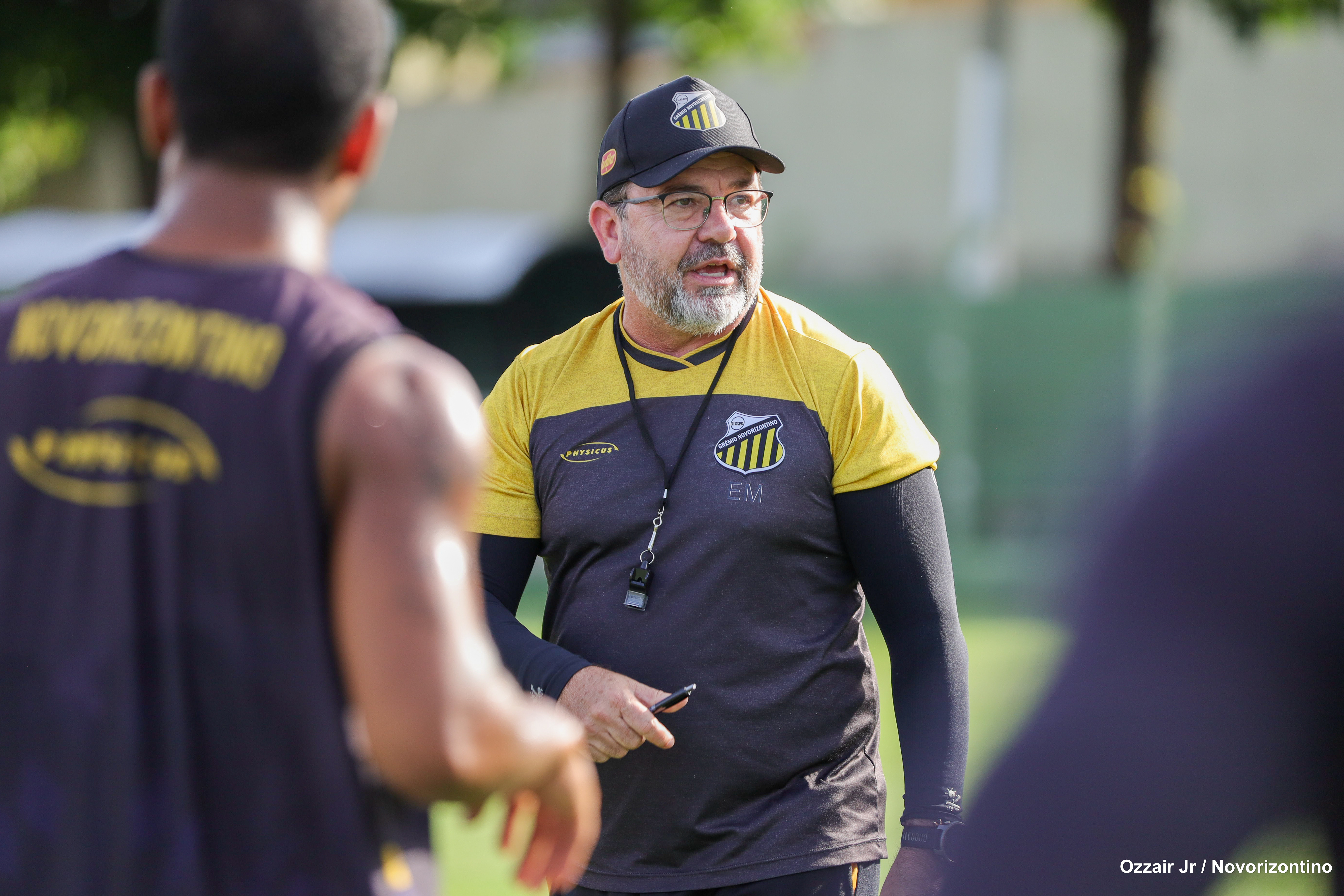 Enderson Moreira, ex-treinador do Bahia, é o atual comandante do Novorizontino | Foto: Ozzair Jr/Novorizontino
