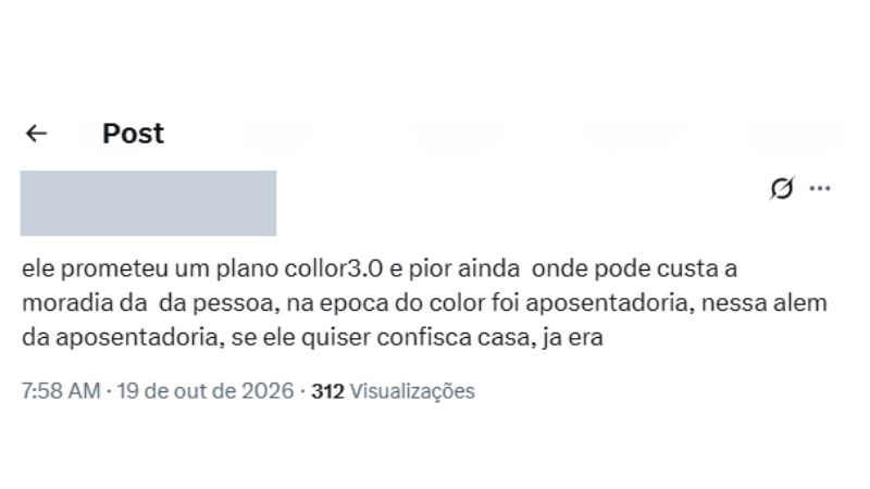 Flávio promete aliviar dívidas e proposta vira alvo de críticas nas redes sociais