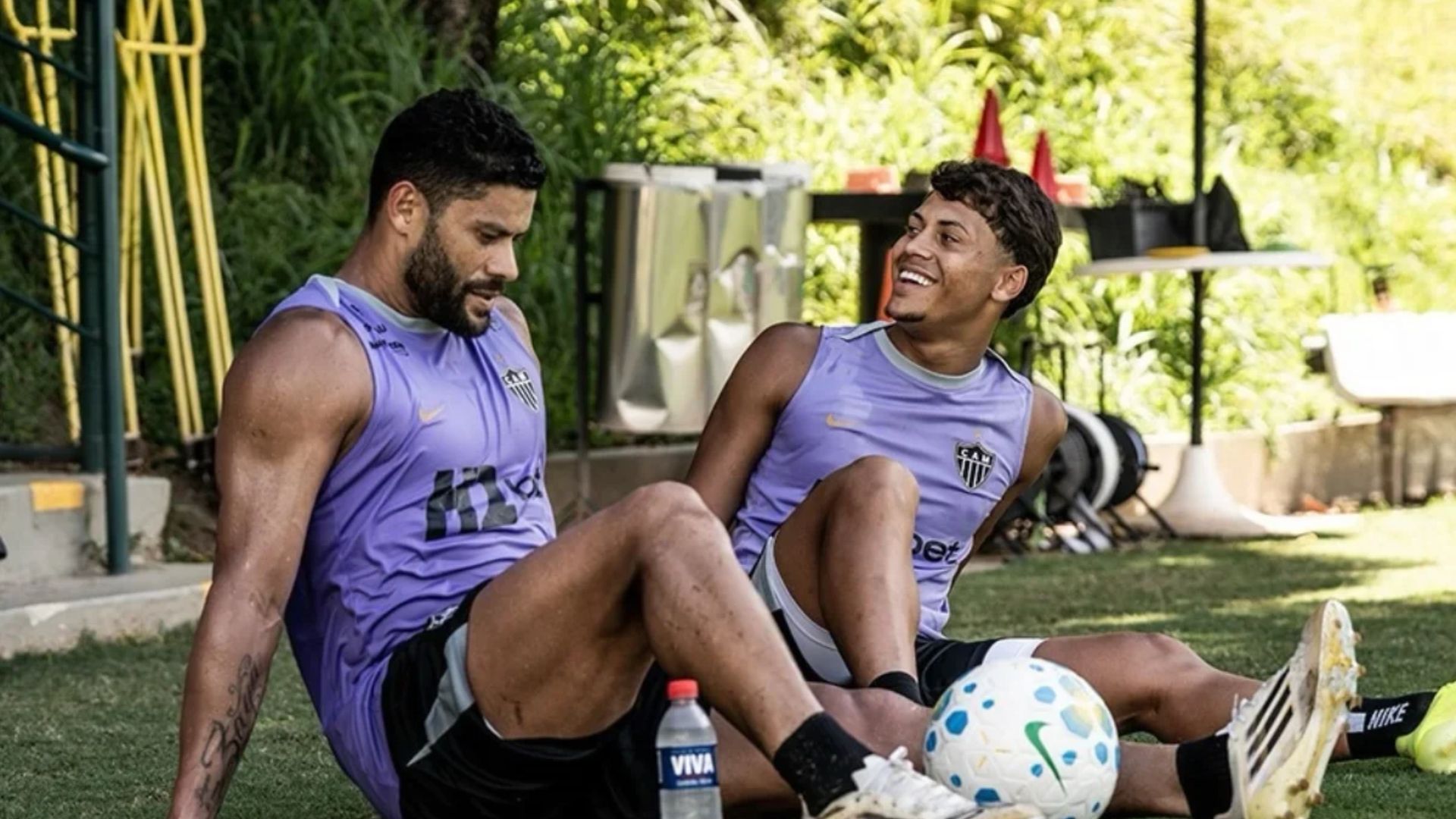  Ian Ângelo, filho do atacante Hulk - Foto: Pedro Souza / Atlético-MG