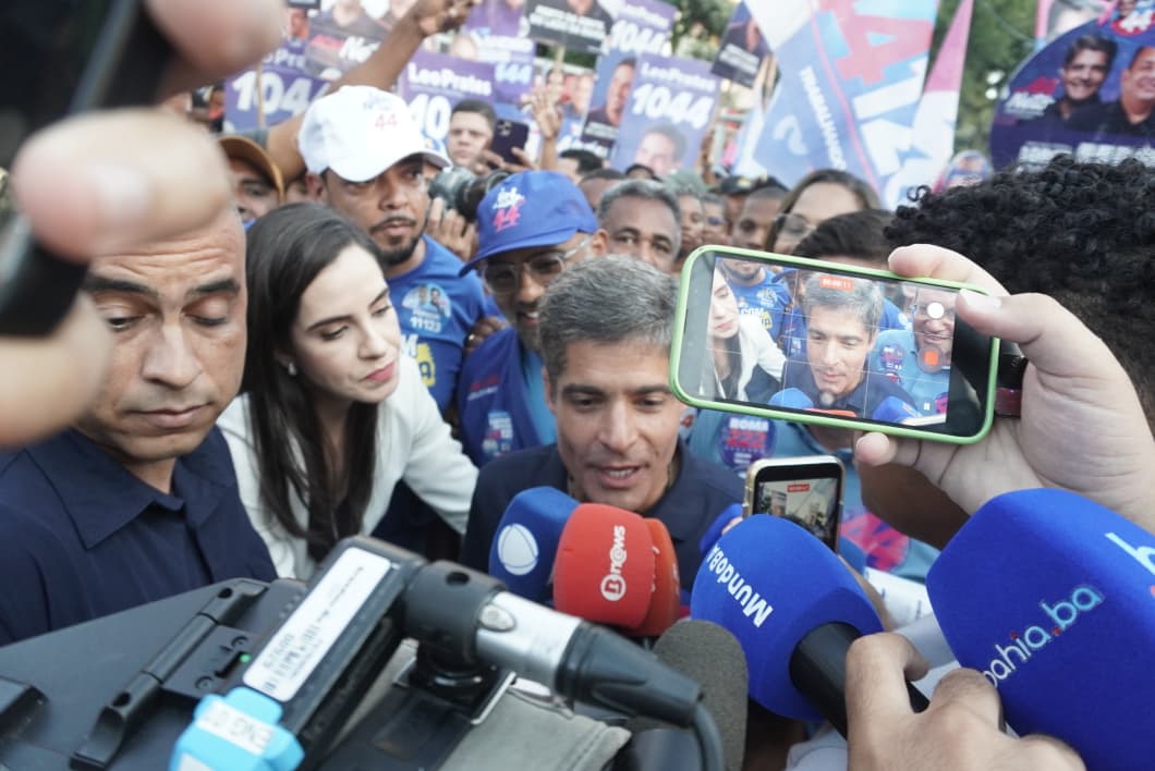 ACM Neto encerra campanha com caminhada no Campo Grande. (Foto: Devid Santana / BNews)