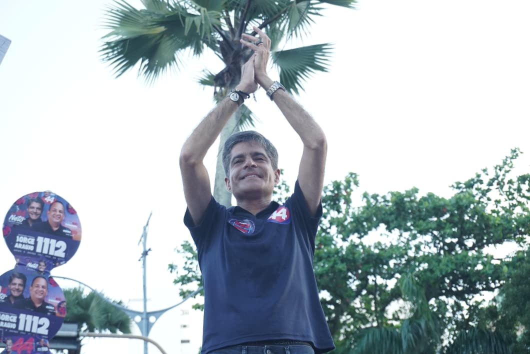 ACM Neto encerra campanha com caminhada no Campo Grande. (Foto: Devid Santana / BNews)