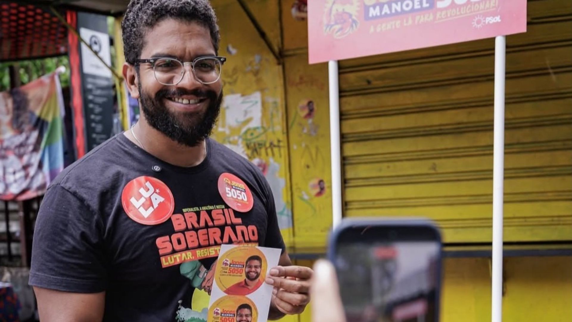 Jones Manoel (PSOL) - Foto: Rebecca Buzato - Divulgação