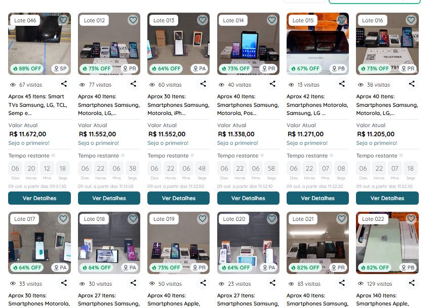 Casas Bahia faz leilão com iPhones e TVs por R$ 158 | Kwara