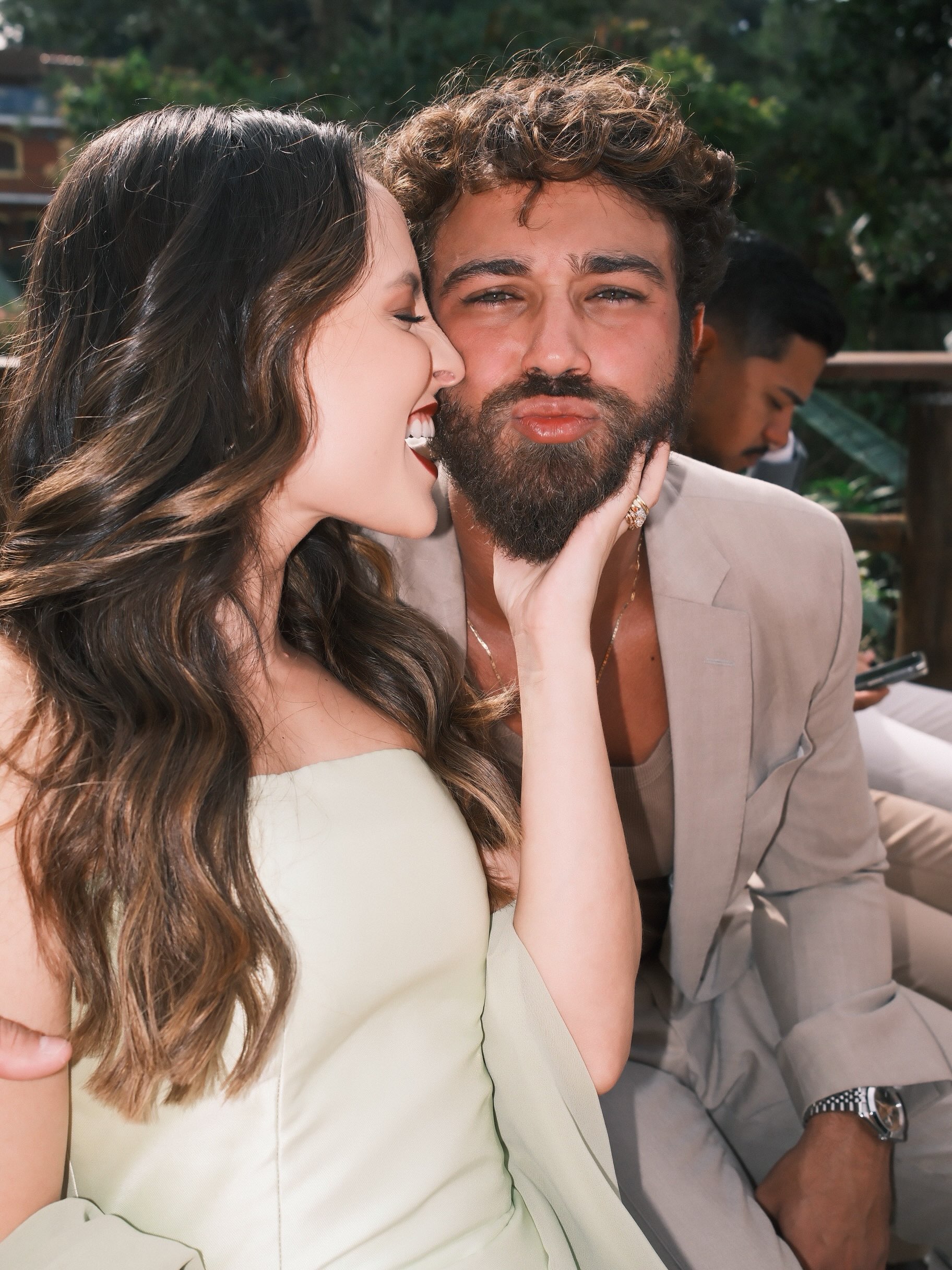 Larissa Manoela e André Luiz Frambach vão contracenar novamente na peça “Descalços no Parque”, que estreia em outubro no Rio de Janeiro — Foto: Reprodução/Instagram