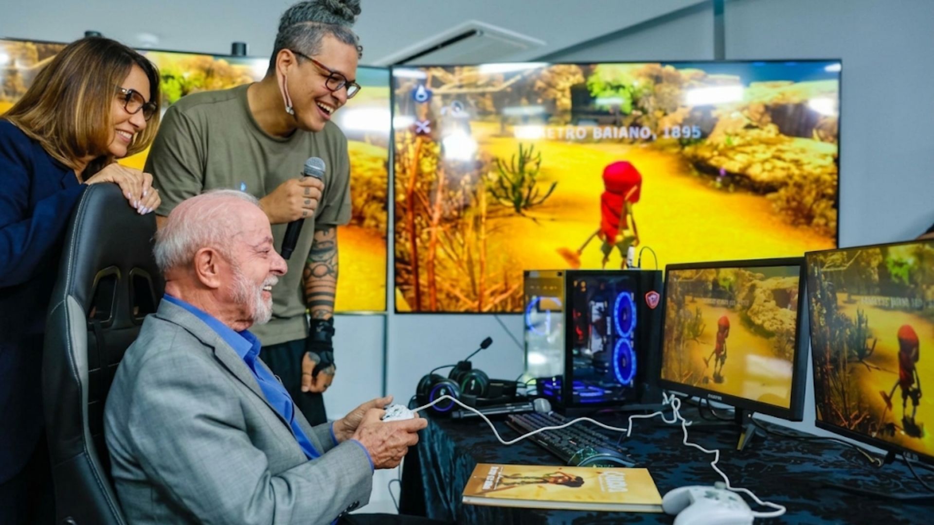Lula assina lei do Marco Legal dos Jogos Eletrônicos e lança pacote de apoio à indústria de games - Foto