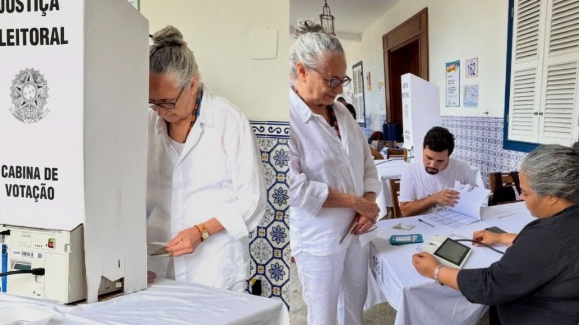 Aos 80 anos, Maria Bethânia vai às urnas no Rio e registra momento nas redes sociais: "Direito de cidadã"