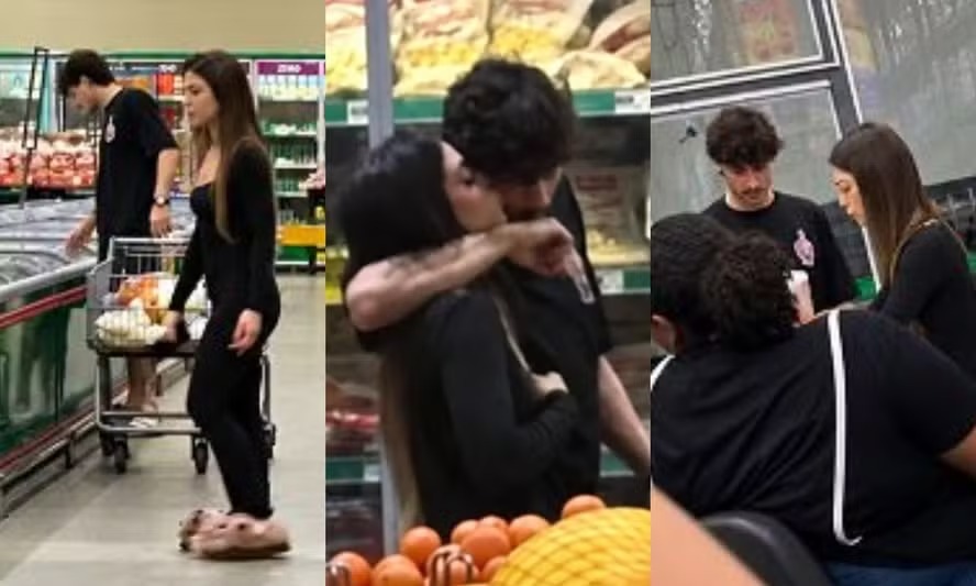 Melody e DJ Ulisses flagrados em supermercado | Reprodução / Instagram - @futrikei