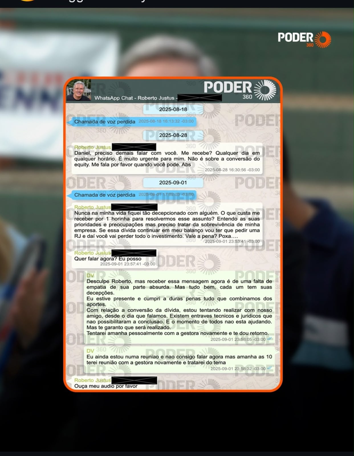 Roberto Justus e Vorcaro