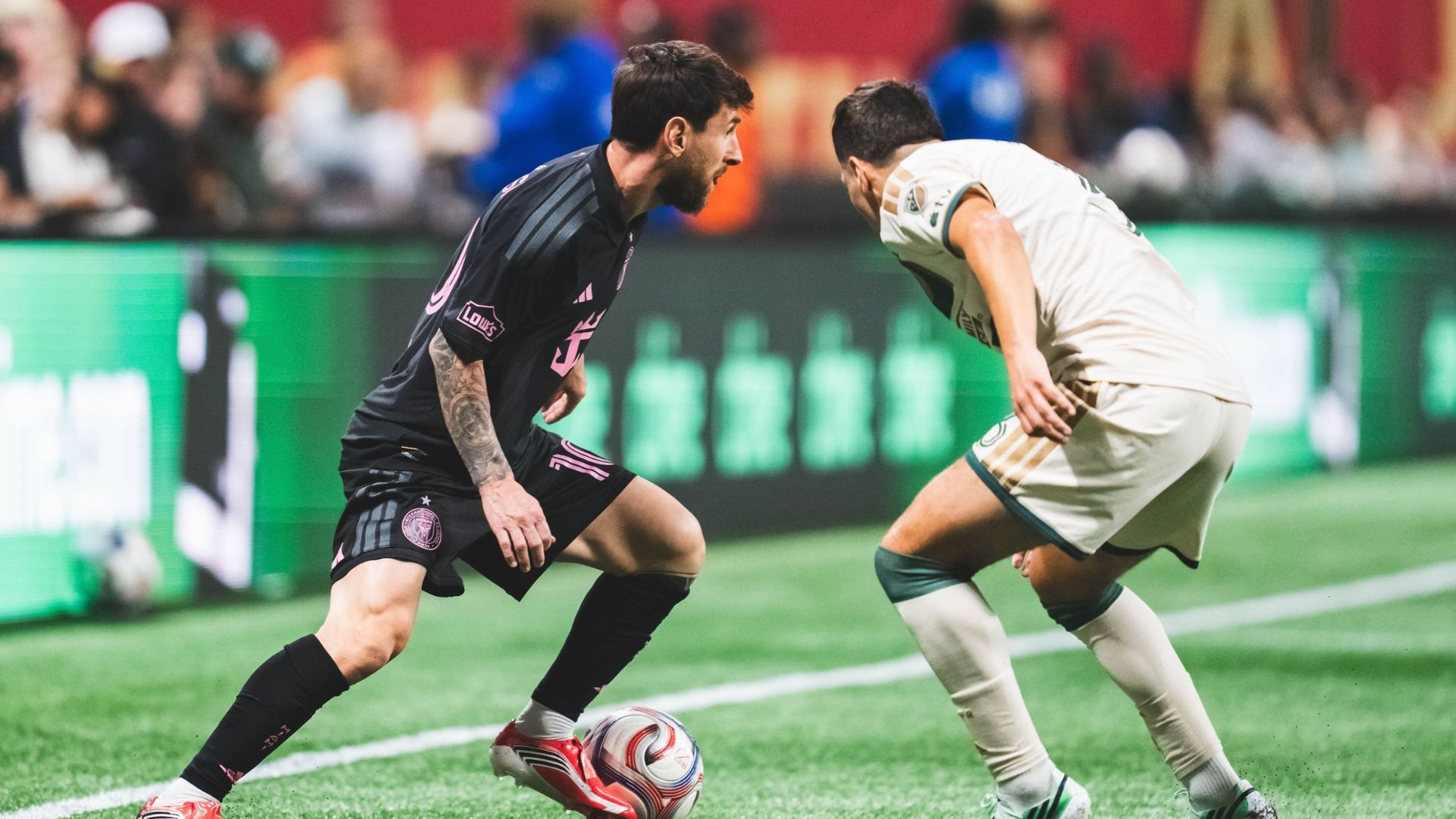 Lionel Messi em atuação no último sábado (17) - Foto: Reprodução / Instagram / @leomessi