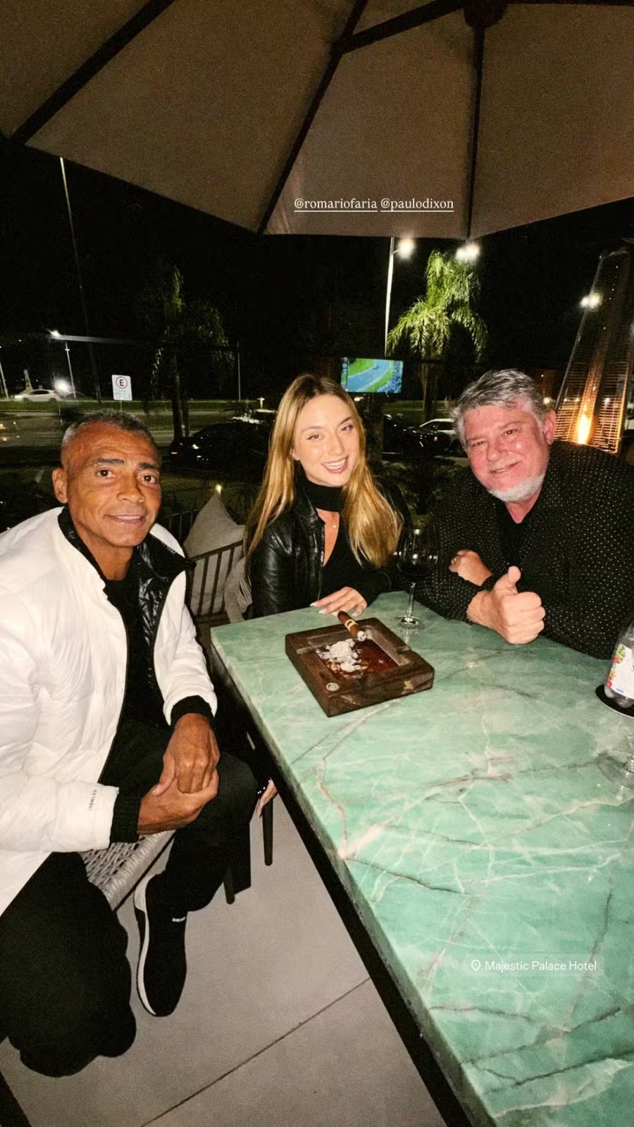 Romário curte noitada no Rio | Reprodução / Redes Sociais 