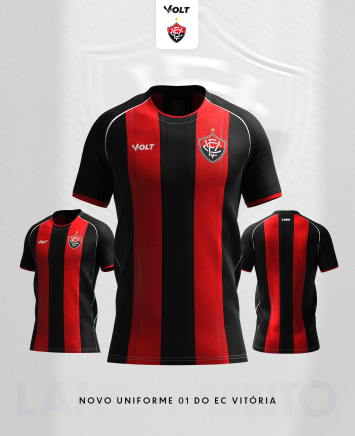 Camisa 1 do Vitória em 2026 - Foto: Victor Ferreira / ECV