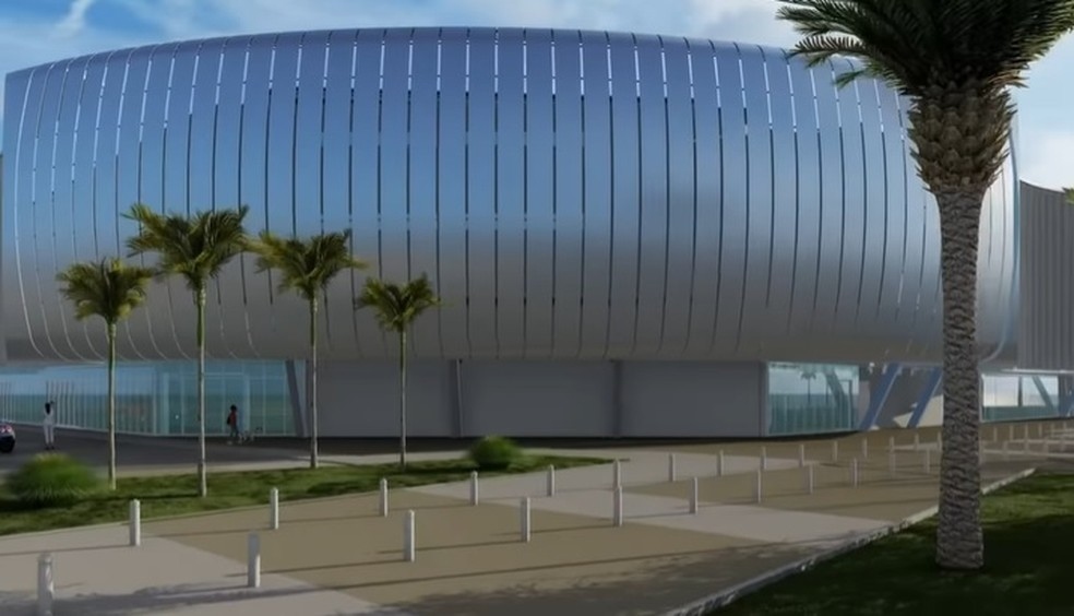 Obras da nova Arena Multiuso Antônio Balbino, o Balbinão, em Salvador, estão 80% concluídas; investimento é de R$ 163 milhões - Foto: Betto Jr, Igor Santos e Adam Vidal | PMS