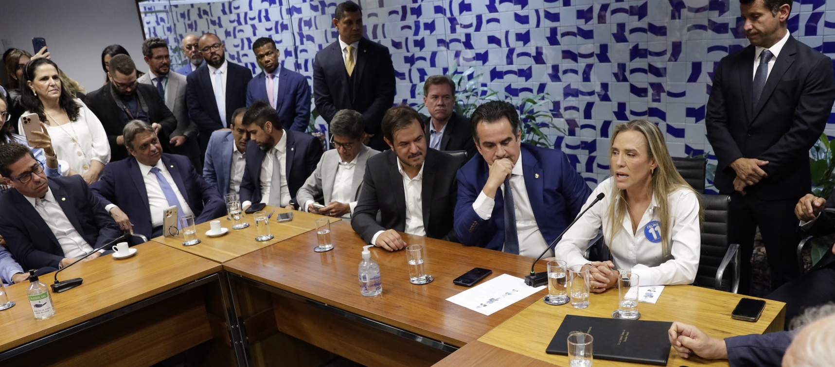 Com presença de Bruno Reis e ACM Neto, União-PP fecha apoio a Flávio Bolsonaro no segundo turno (Foto: Divulgação/União-PP)