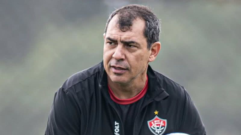 Fábio Carille sob o comando do Vitória - Foto: Victor Ferreira / ECV