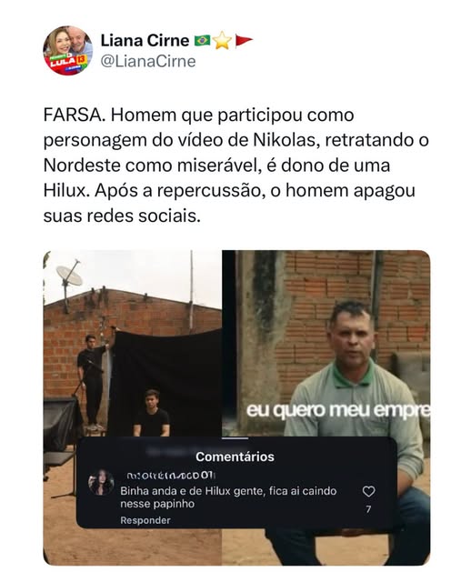 Vídeo de Nikolas sobre pobreza no Nordeste é contestado 