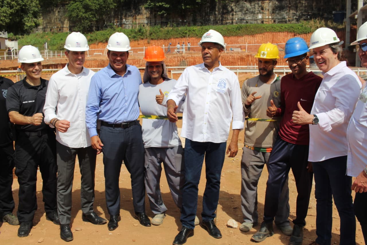 Também houve visita nas obras da nova sede do DPT | Foto: Deivid Santana | BNews