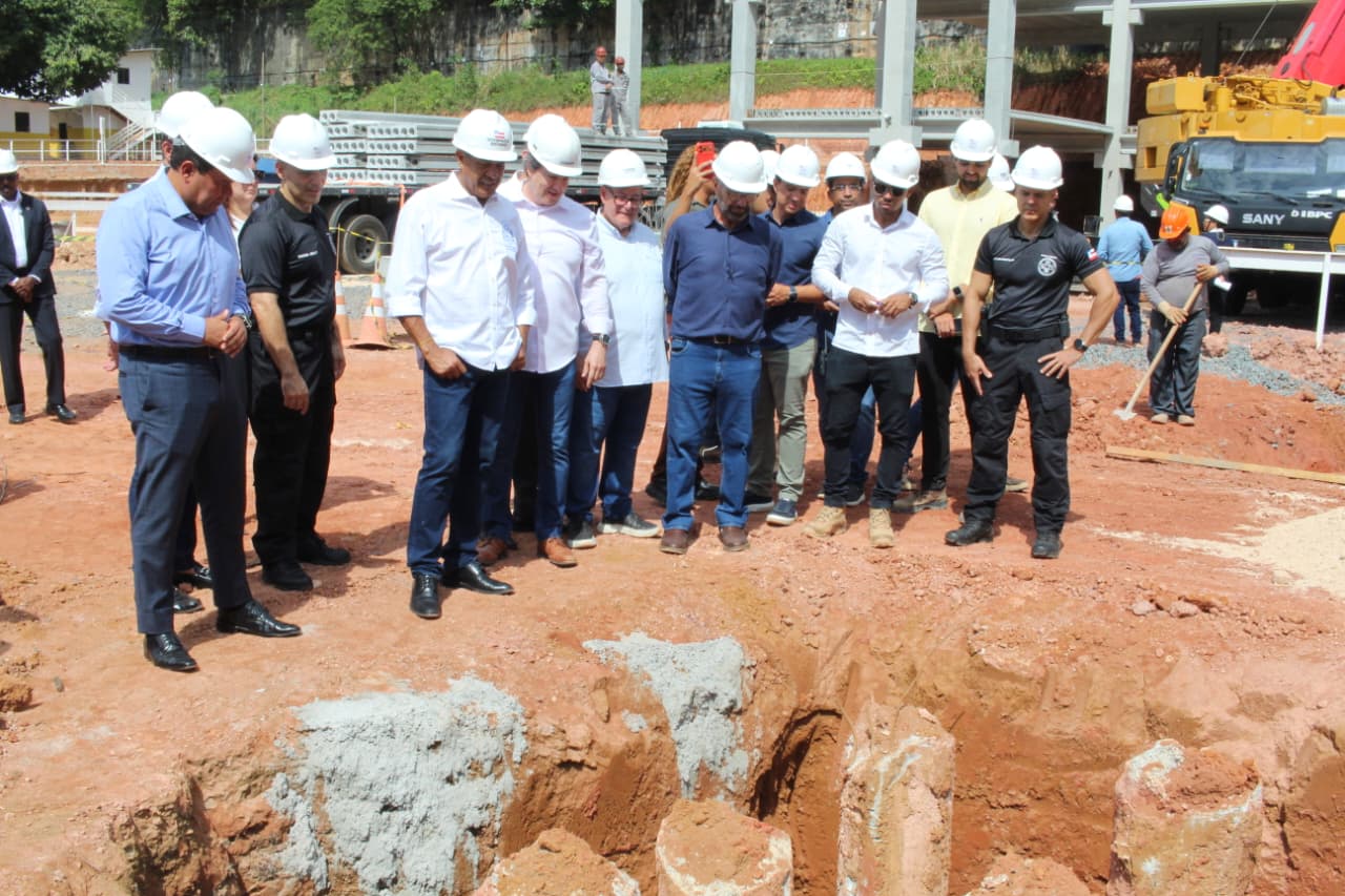 Também houve visita nas obras da nova sede do DPT | Foto: Deivid Santana | BNews