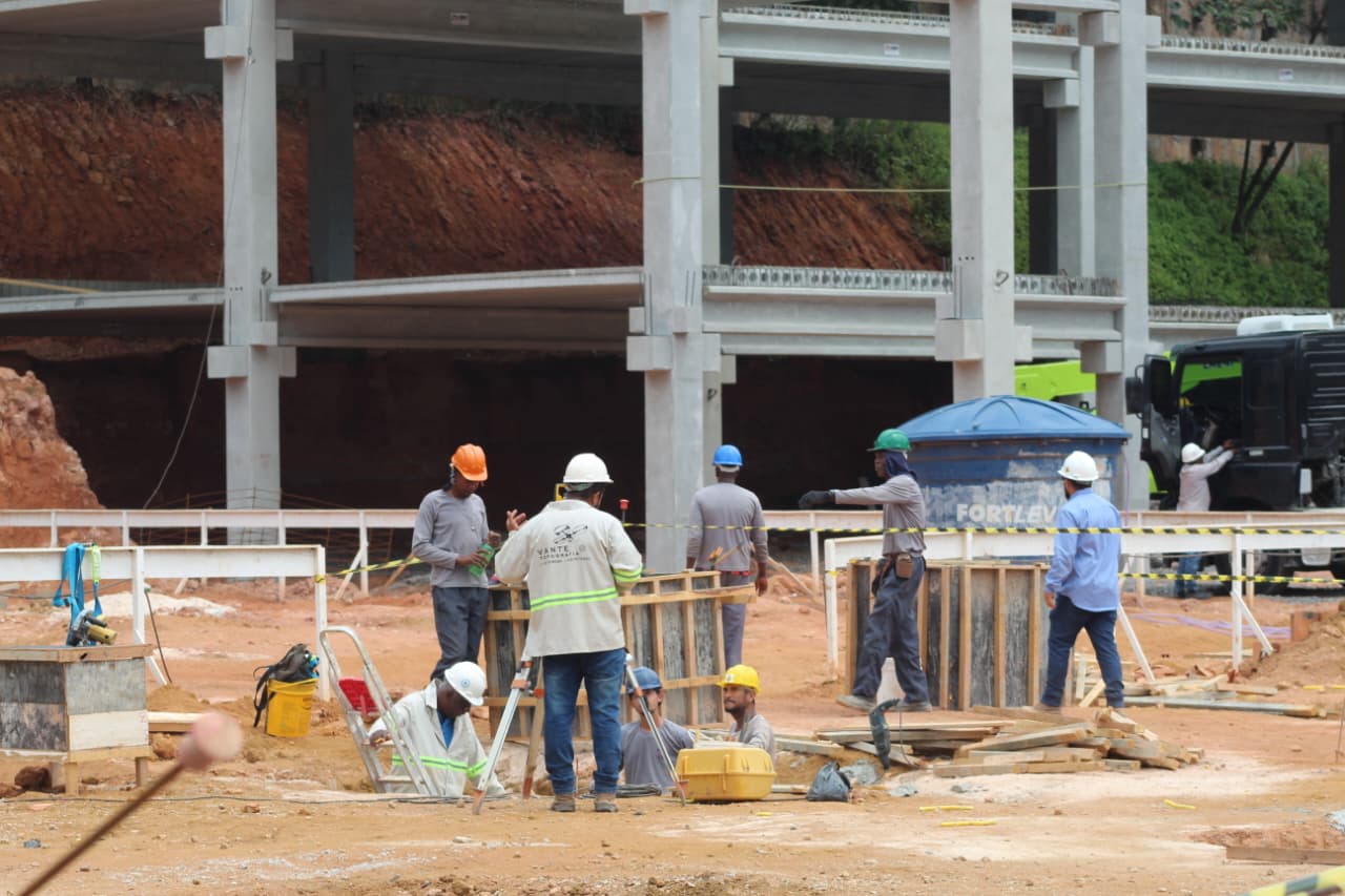 Também houve visita nas obras da nova sede do DPT | Foto: Deivid Santana | BNews