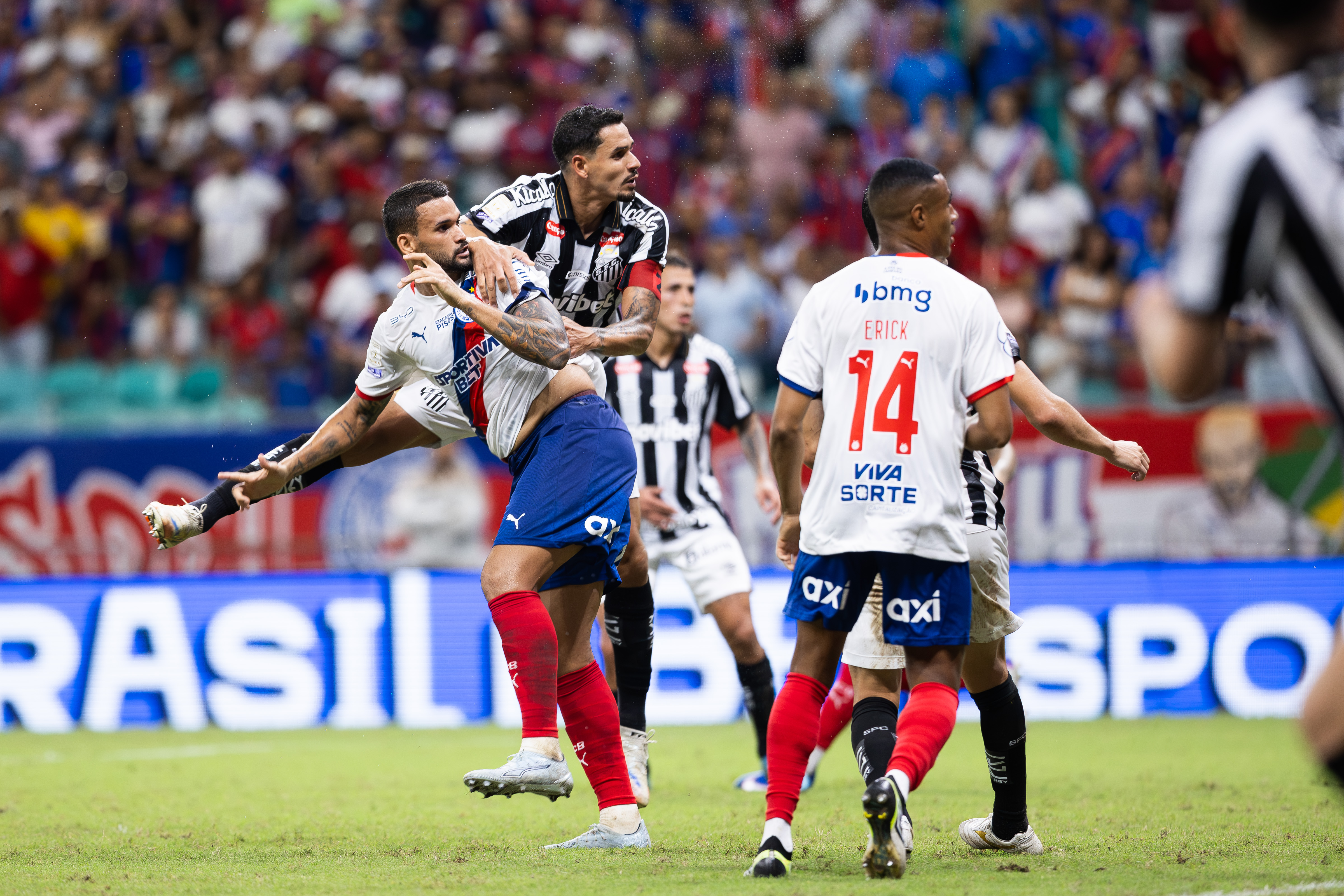 Willian José em Bahia 2x2 Santos | Foto: Letícia Martins/EC Bahia