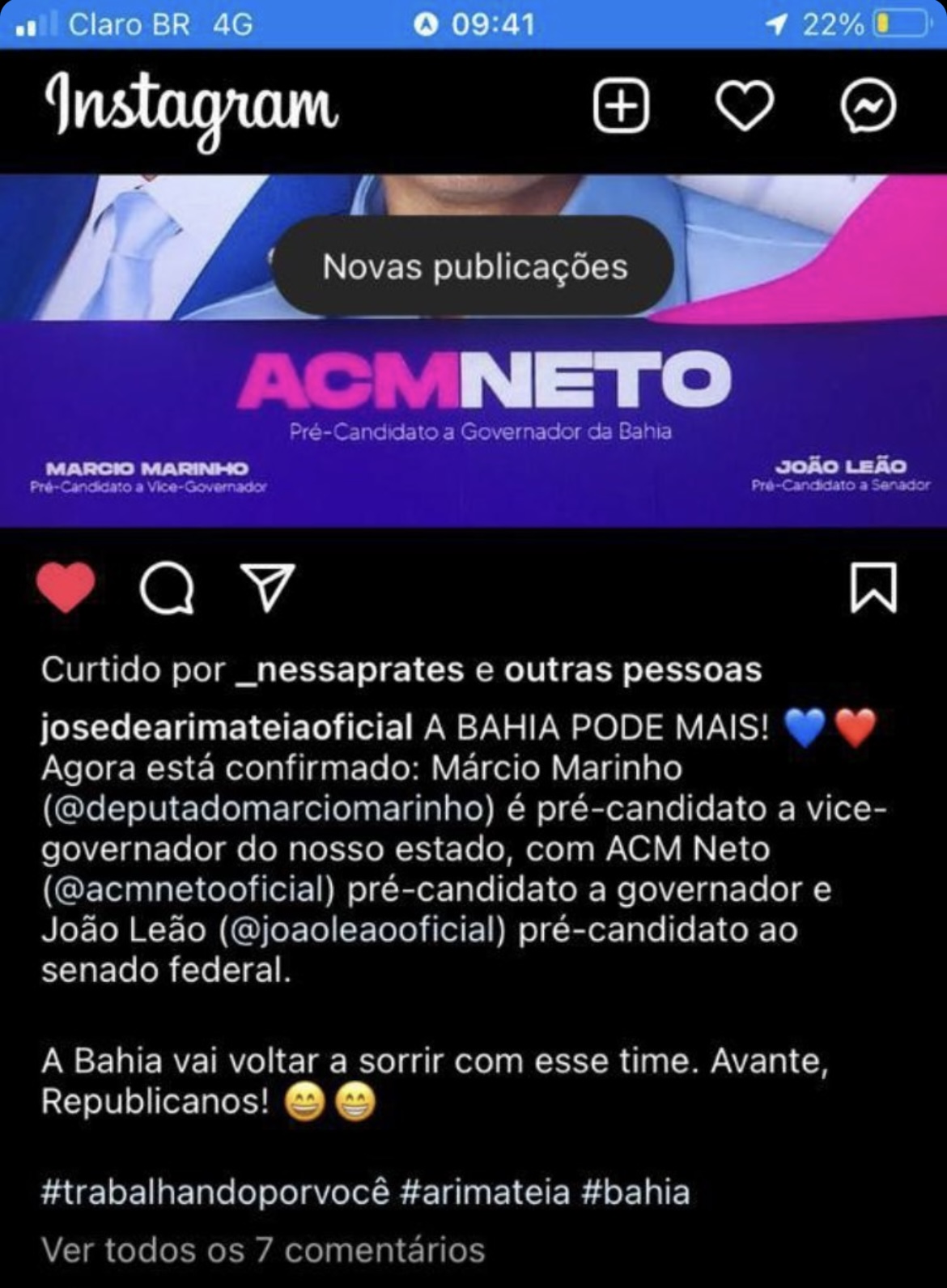 Publicação de José de Arimateia 