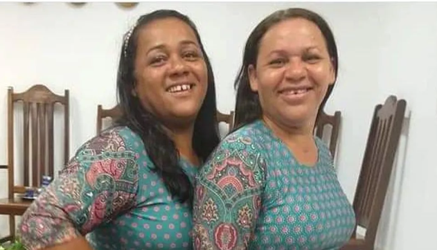 As irmãs Mércia (à direita) e Rute (à esquerda) foram soterradas após deslizamento 