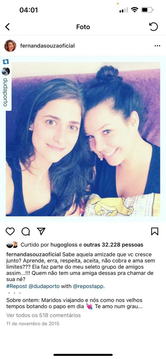 postagem fernanda souza