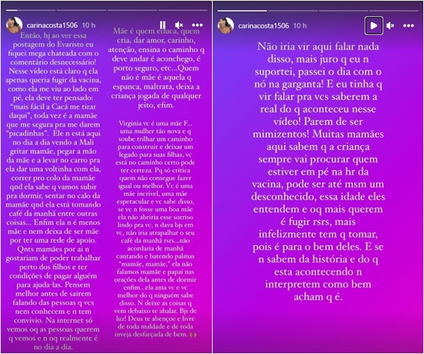 desabafo babá virginia