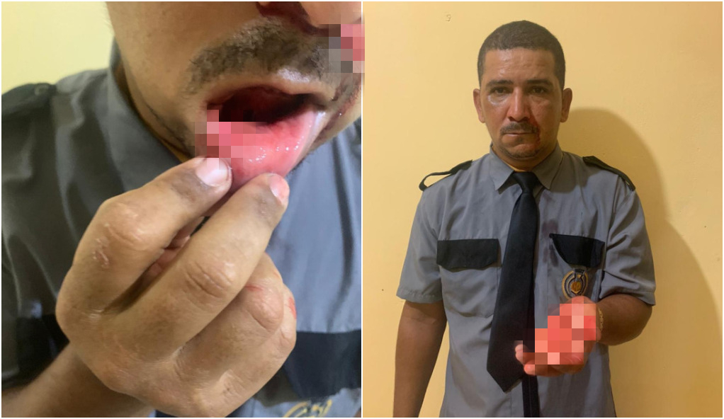 segurança agredido