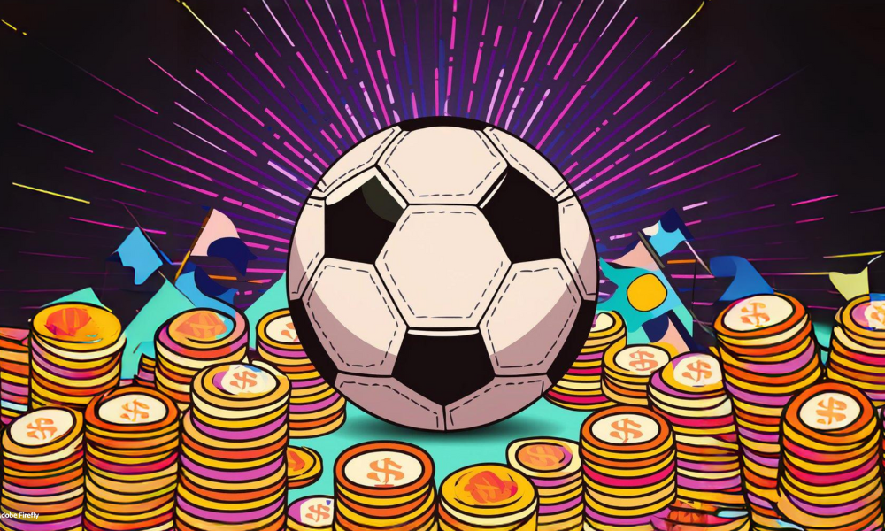 Futebol e finanças (Imagem gerada por IA)