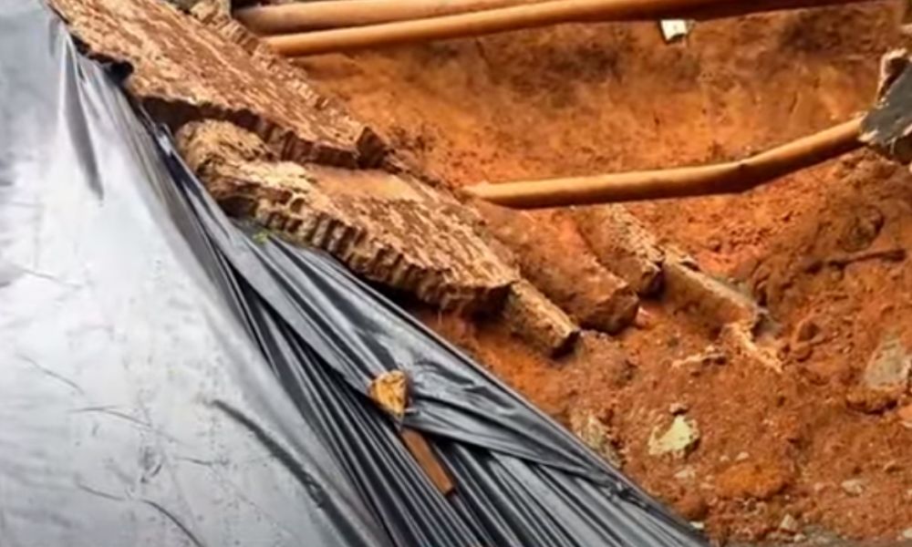 Foto de deslizamento de terra em Salvador