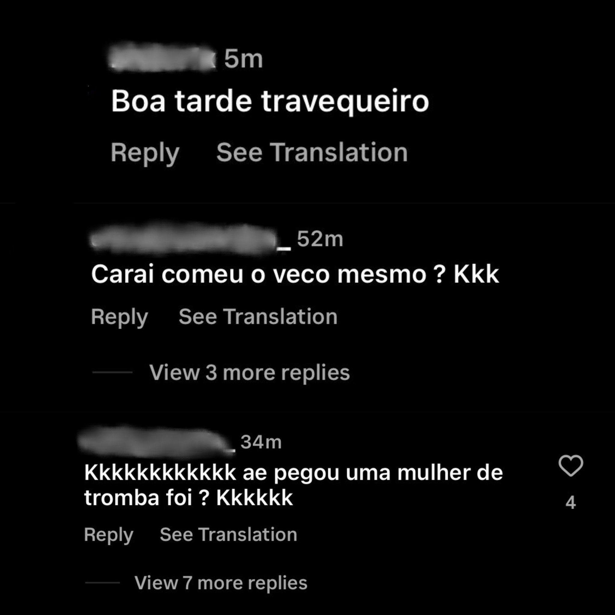 comentários