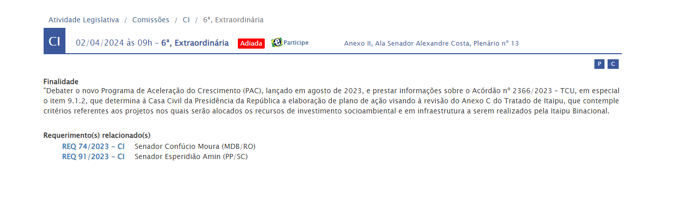 Foto: Divulgação / Senado Federal